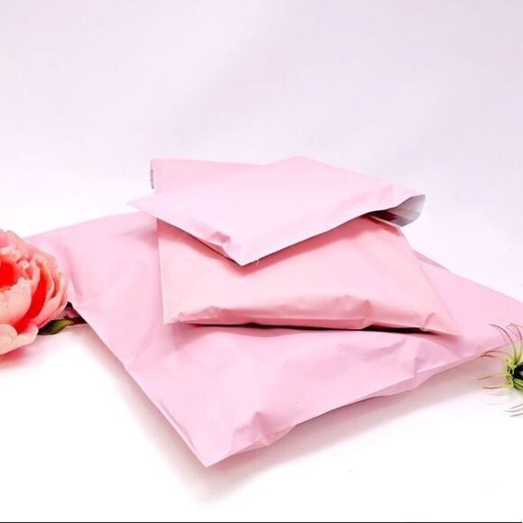 20- 9x12 Pale Pink Poly Mailers - Picture 2 of 2